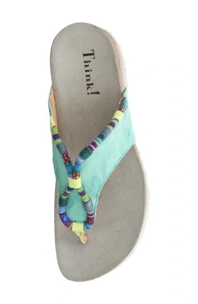 Think ! Julia Rope Flip Flop In Blue