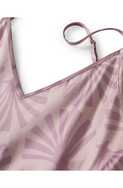 Petite Plume Cosette Silk Nightgown In Pink