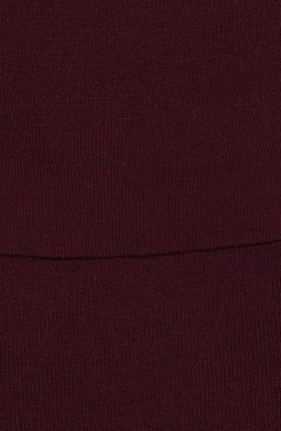 Petal And Pup Petal & Pup Bridget Rib Sweater & Midi Set In Burgundy