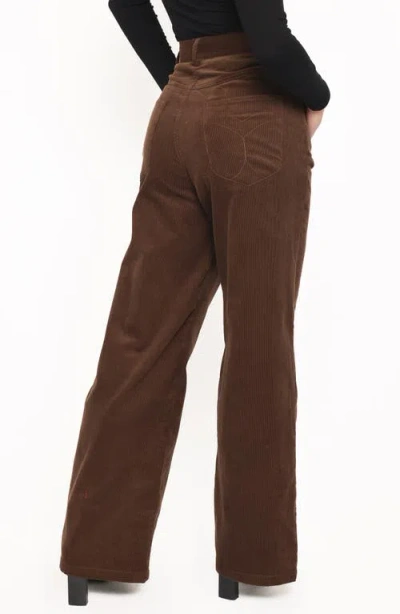 Petal And Pup Petal & Pup Jacob Corduroy Boyfriend Jeans In Brown