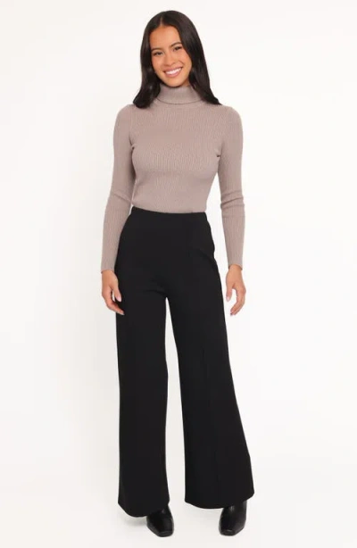 Petal And Pup Petal & Pup Jade High Waist Wide Leg Pants In Black