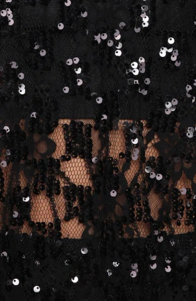 Petal And Pup Petal & Pup Yonder Sequin Lace Maxi Skirt In Black