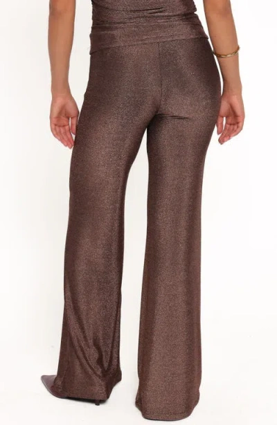Petal And Pup Petal & Pup Sydney Wide Leg Pants In Brown
