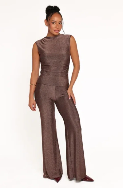 Petal And Pup Petal & Pup Sydney Wide Leg Pants In Brown