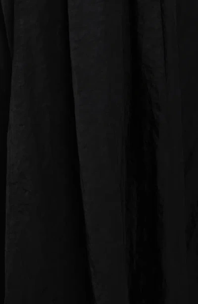 Petal And Pup Petal & Pup Yuki Pleated Nylon Circle Skirt In Black