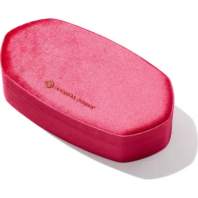 Kendra Scott Danielle Velvet Medium Jewelry Case In Pink