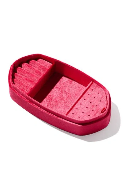 Kendra Scott Danielle Velvet Medium Jewelry Case In Pink