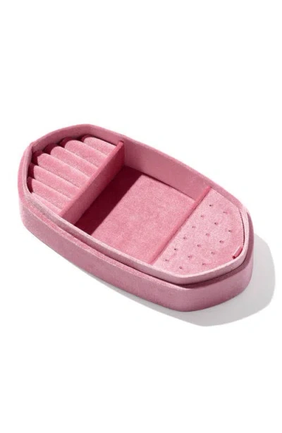 Kendra Scott Danielle Velvet Medium Jewelry Case In Pink