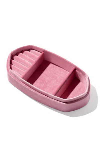 Kendra Scott Danielle Velvet Medium Jewelry Case In Pink