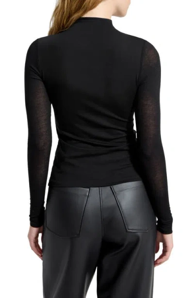Marcella Adara Long Sleeve Shirt In Black