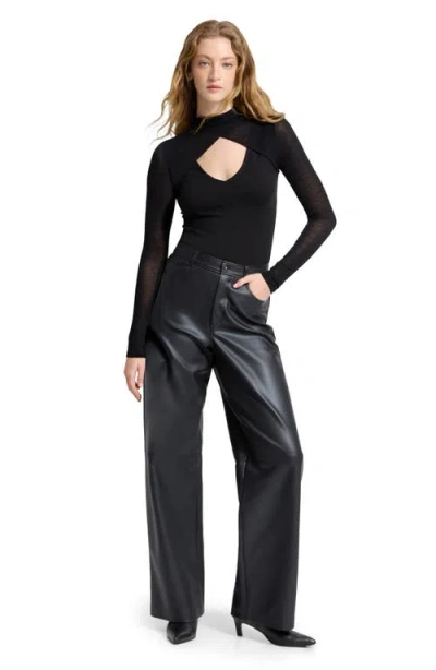 Marcella Adara Long Sleeve Shirt In Black