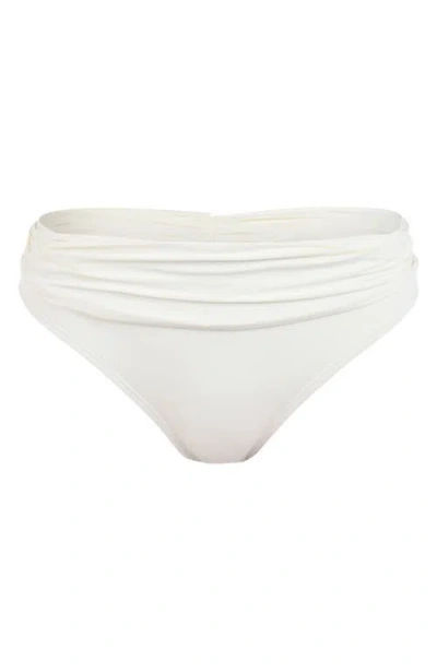 La Blanca Island Goddess Hipster Bikini Bottoms In White