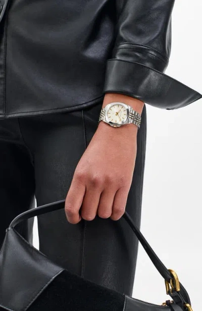 Rag & Bone Bleeker Bracelet Watch, 30mm In Silver