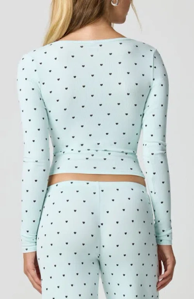 Florence By Mills Holidaze Rib Sleep Top In Blue