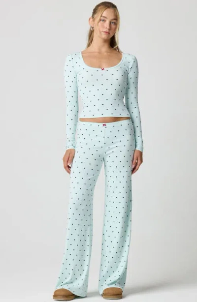 Florence By Mills Holidaze Rib Sleep Top In Blue