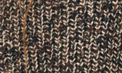 Mango Mélange Zip-up Cardigan In Brown