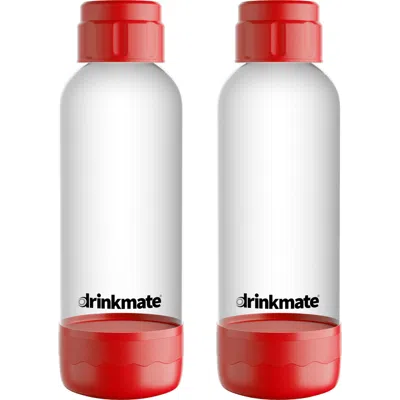 Drinkmate 1 Liter Bottles In Red