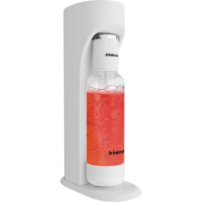 Drinkmate Omnifizz Without Co2, Sparkling Water And Soda Maker, Carbonates Any Drink In White