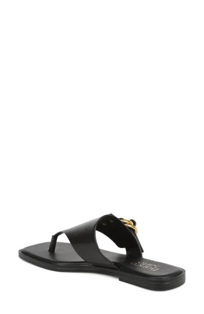 Franco Sarto Mavie Flip Flop In Black