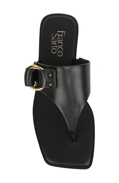 Franco Sarto Mavie Flip Flop In Black