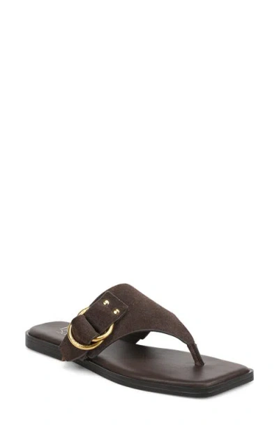 Franco Sarto Mavie Flip Flop In Brown