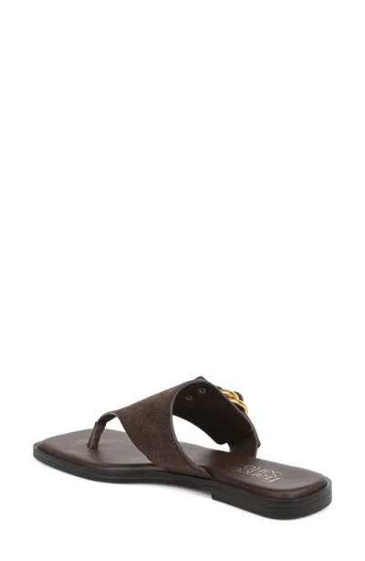 Franco Sarto Mavie Flip Flop In Brown