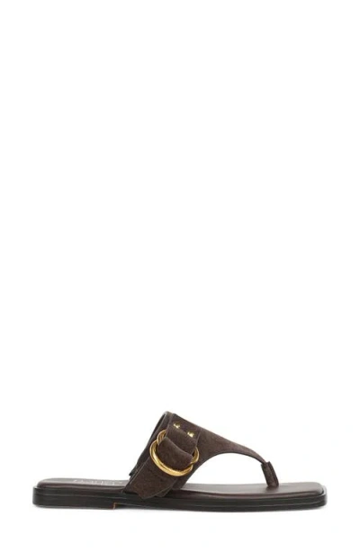 Franco Sarto Mavie Flip Flop In Brown