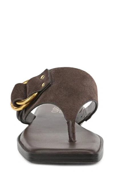 Franco Sarto Mavie Flip Flop In Brown