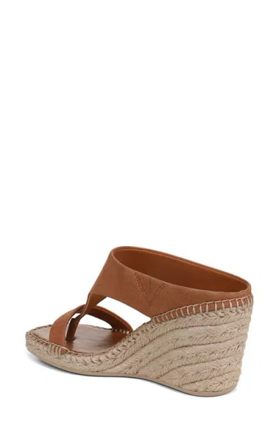 Franco Sarto Farren Espadrille Platform Wedge Sandal In Brown