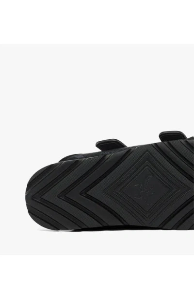 Mcm Buckle-detail Flat Sandals In Black