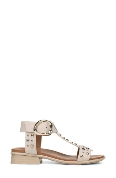 Naturalizer Brandy Stud Ankle Strap Sandal In Neutral