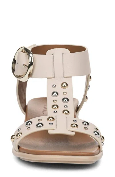 Naturalizer Brandy Stud Ankle Strap Sandal In Neutral