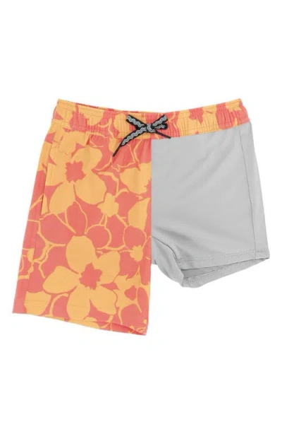 Feather 4 Arrow Kids' Volley Swim Trunks In Multi