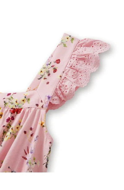 Petite Plume Clara Pima Cotton Short Pajamas In Pink