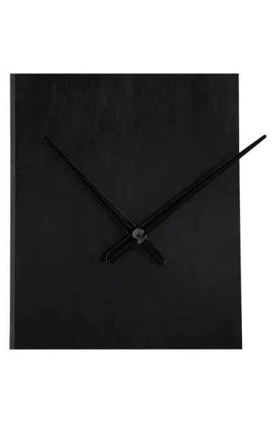 Renwil Romy Iron Wall Clock In Black