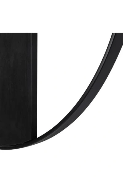 Renwil Romy Iron Wall Clock In Black