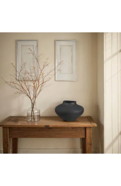 Renwil Cipher Ceramic Vase In Black