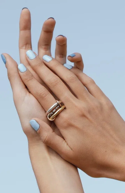 Spinelli Kilcollin Libra Linked Diamond Ring In Multi