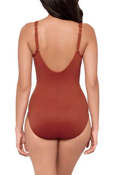 Miraclesuit ® Network Madero One-piece Swimsuit In Brown