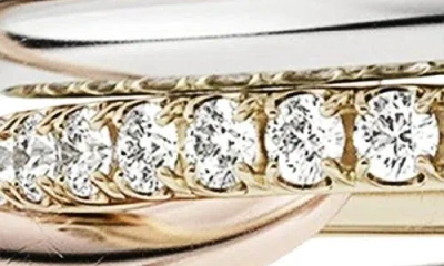 Spinelli Kilcollin Sony Linked Diamond Ring In Silver