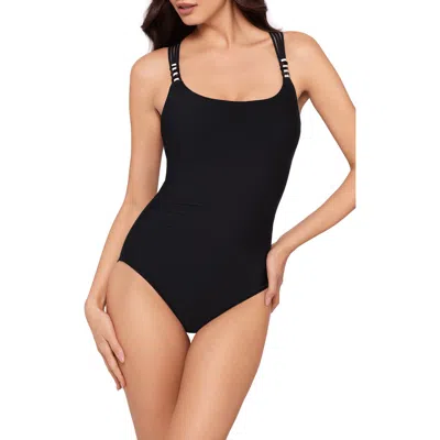 Magicsuit ® Rene Beaded Strappy Underwire One-piece Swimsuit In Black