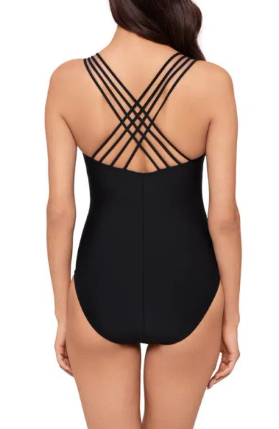 Magicsuit ® Rene Beaded Strappy Underwire One-piece Swimsuit In Black