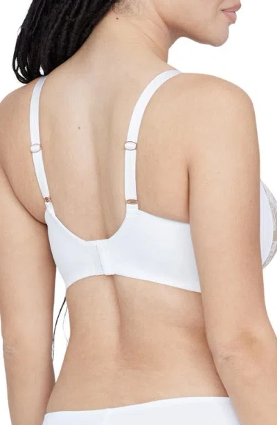 Skarlett Blue Entice Lace Full Coverage Underwire Bra In Neutral