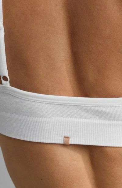 Lunya Seamless Modal Bare Bralette In White