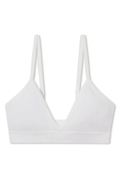 Lunya Seamless Modal Bare Bralette In White