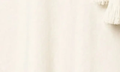 Standards & Practices Lace Trim Drop Waist Dress In White