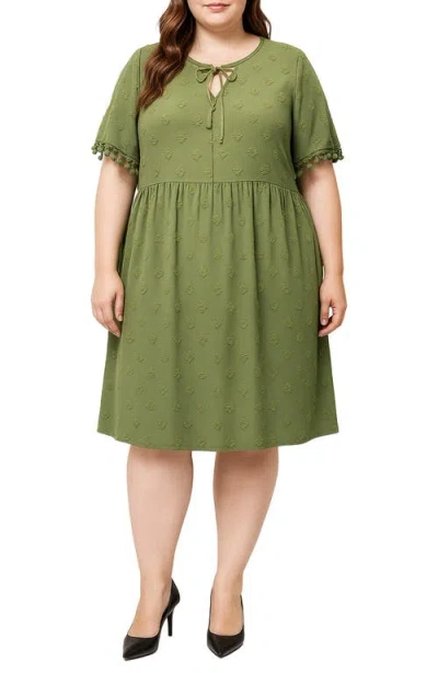 Standards & Practices Dobby Dress In Green