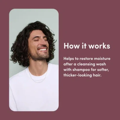 Hims & Hers Thick Fix Conditioner Nourishing, Strengthening, Niacinamide Enriched Formula In Neutral