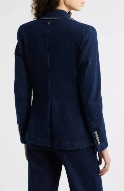 Kobi Halperin Cera Double Breasted Denim Jacket In Blue