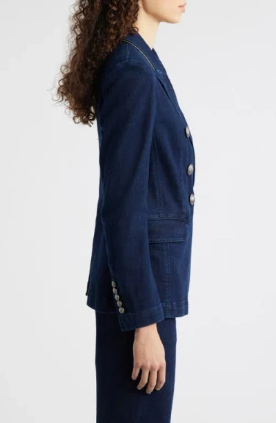 Kobi Halperin Cera Double Breasted Denim Jacket In Blue
